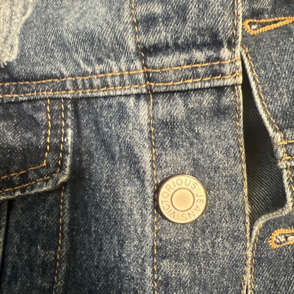Victorious denim Jean jacket size large - Picture 5 of 9